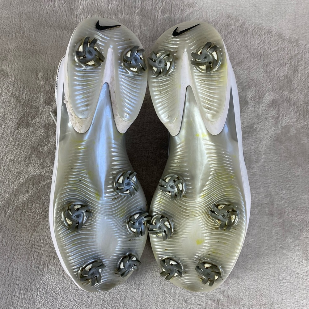 Nike Air Zoom Victory Tour 2 Men's Golf Shoes Size 8 White Gray Leather - Picture 10 of 11